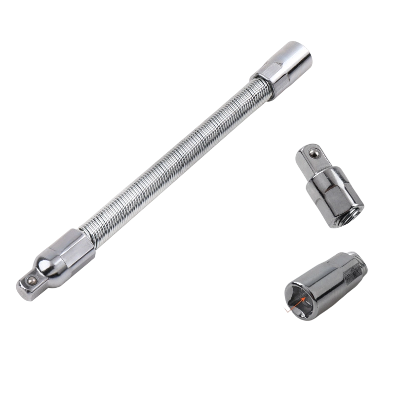 Flexible Socket Extension Bar – Cr-V Steel, Multiple Sizes, Locking