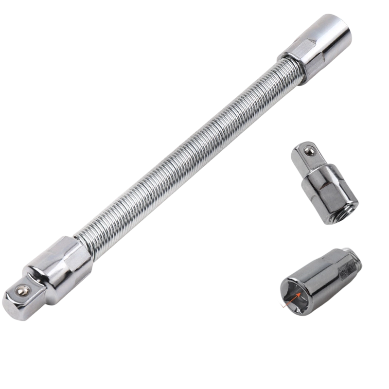 Flexible Socket Extension Bar – Cr-V Steel, Multiple Sizes, Locking