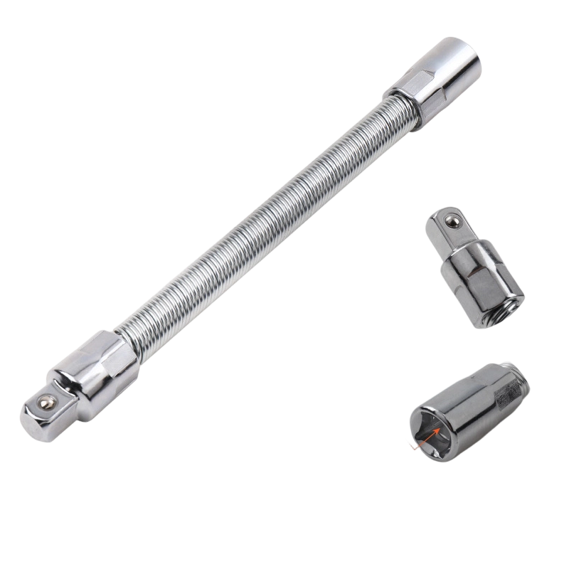 Flexible Socket Extension Bar – Cr-V Steel, Multiple Sizes, Locking