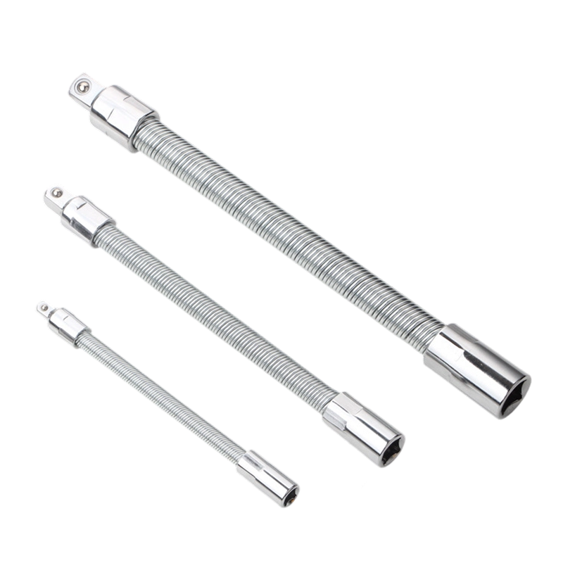 Flexible Socket Extension Bar – Cr-V Steel, Multiple Sizes, Locking
