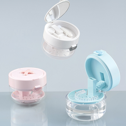 All-in-One Retainer Storage Case - Keep Retainer Clean & Safe