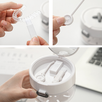 All-in-One Retainer Storage Case - Keep Retainer Clean & Safe