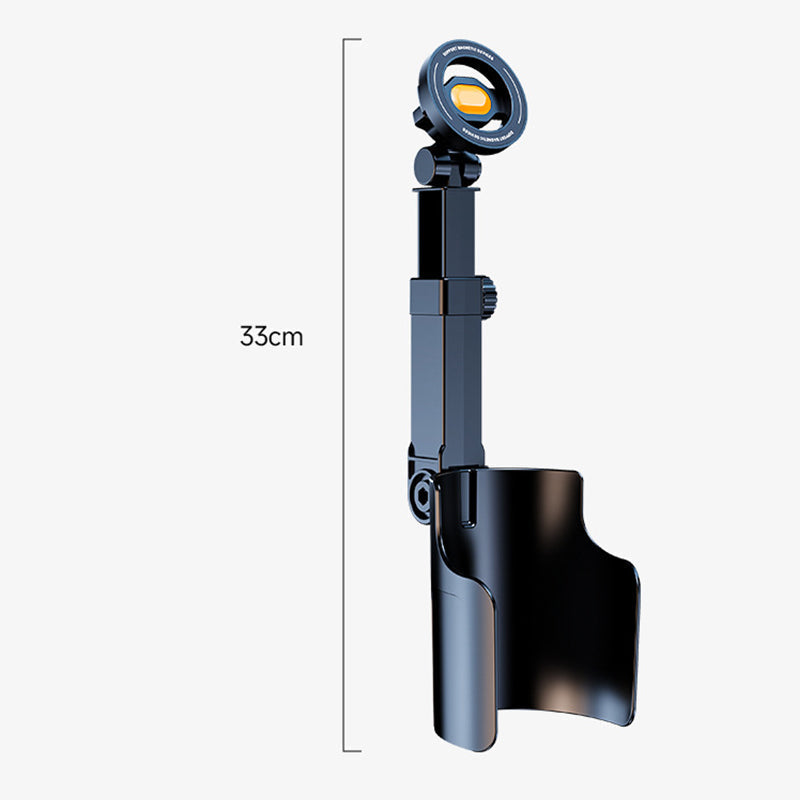 🧲Car Cup Holder Phone Mount – 360° Adjustable, Strong N52 Magnet, One-Hand Operation, Fits All Phones, Stable Magnetic & Clamp Models for Safe Driving