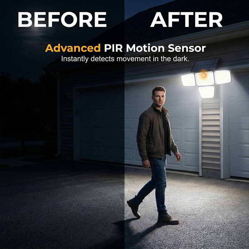 🌞💡Solar Motion Sensor Security Light