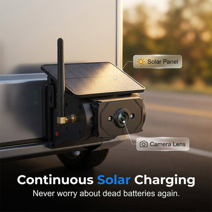 ⏳Limited-time 50% off⏰Wireless Solar-Powered Backup Camera System🚗📹