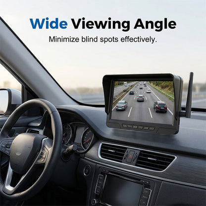 ⏳Limited-time 50% off⏰Wireless Solar-Powered Backup Camera System🚗📹