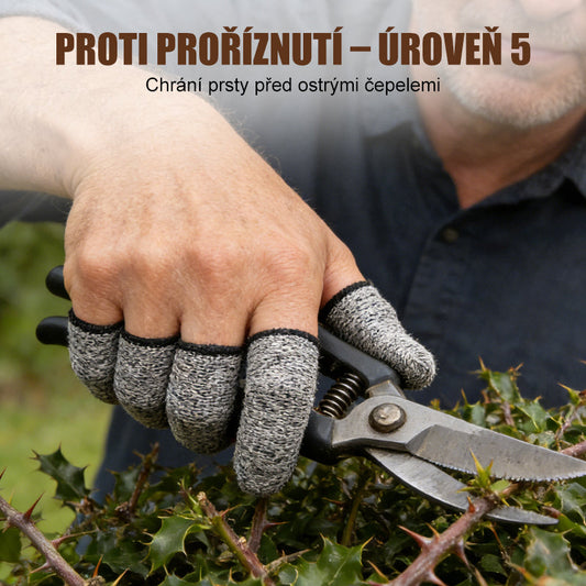 Protective finger guards against cuts (Level 5) for woodworking and DIY projects
