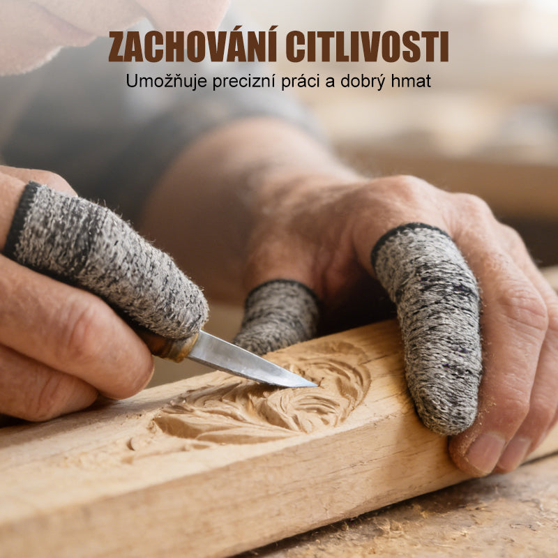 Protective finger guards against cuts (Level 5) for woodworking and DIY projects