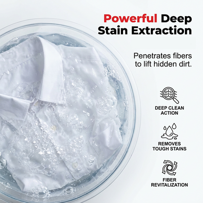 💥Deep Cleaning Laundry Whitening Sheets 🧺 Powerful Stain Remover Brightening Fabric Laundry Cleaning Sheets
