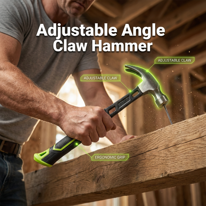 Heavy-Duty Multi-Purpose Claw Hammer – Trade-grade & heat-treated – Anti-slip grip, perfect for framing, demolition or DIY – durable and balanced