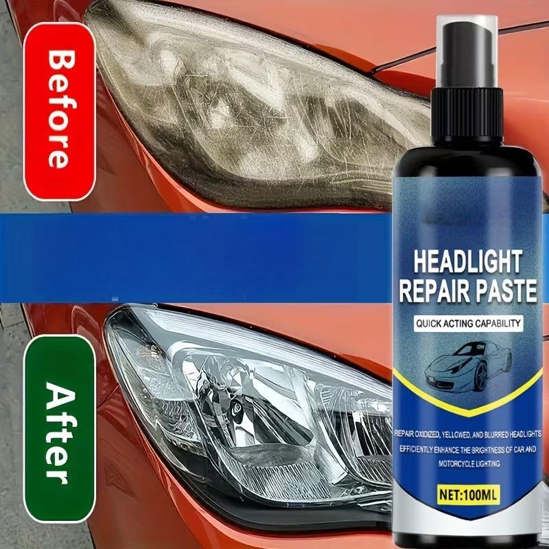 Headlight Restoration Spray with Towel
