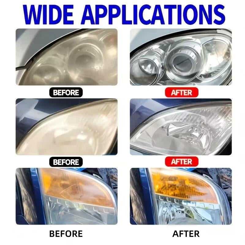 Headlight Restoration Spray with Towel