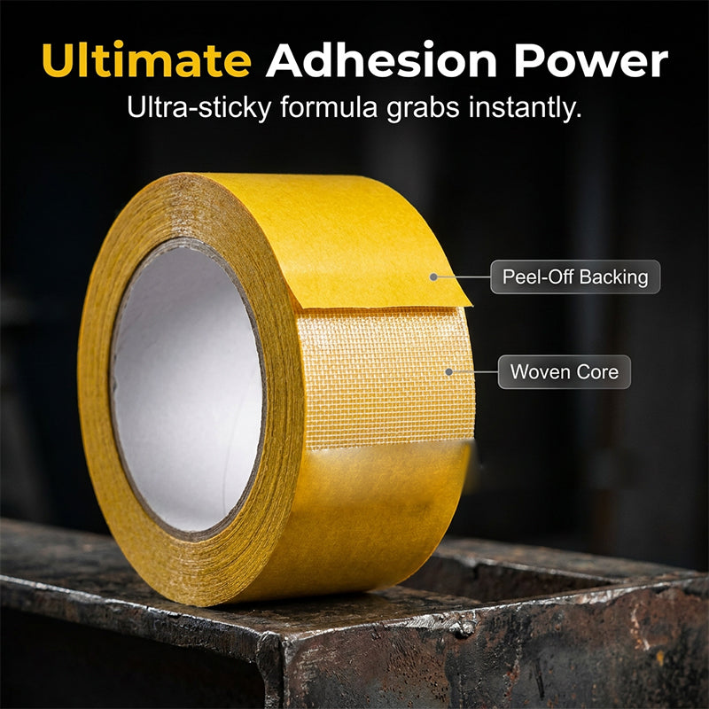 🔥 LAST DAY 50% OFF! 🔥 StikPro Heavy-Duty Double-Sided Tape – Super Strong & Waterproof! Leaves No Residue – Perfect for Carpets, Wallpaper & Renters’ Fixes 🏡