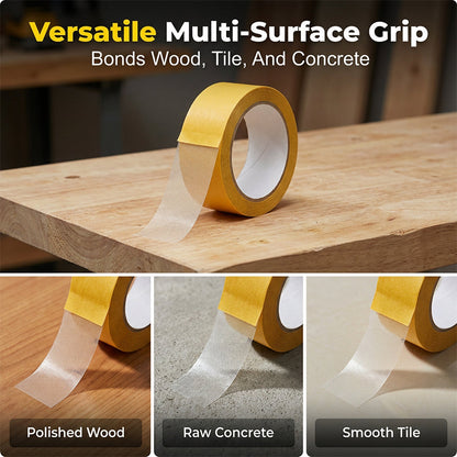 🔥 LAST DAY 50% OFF! 🔥 StikPro Heavy-Duty Double-Sided Tape – Super Strong & Waterproof! Leaves No Residue – Perfect for Carpets, Wallpaper & Renters’ Fixes 🏡