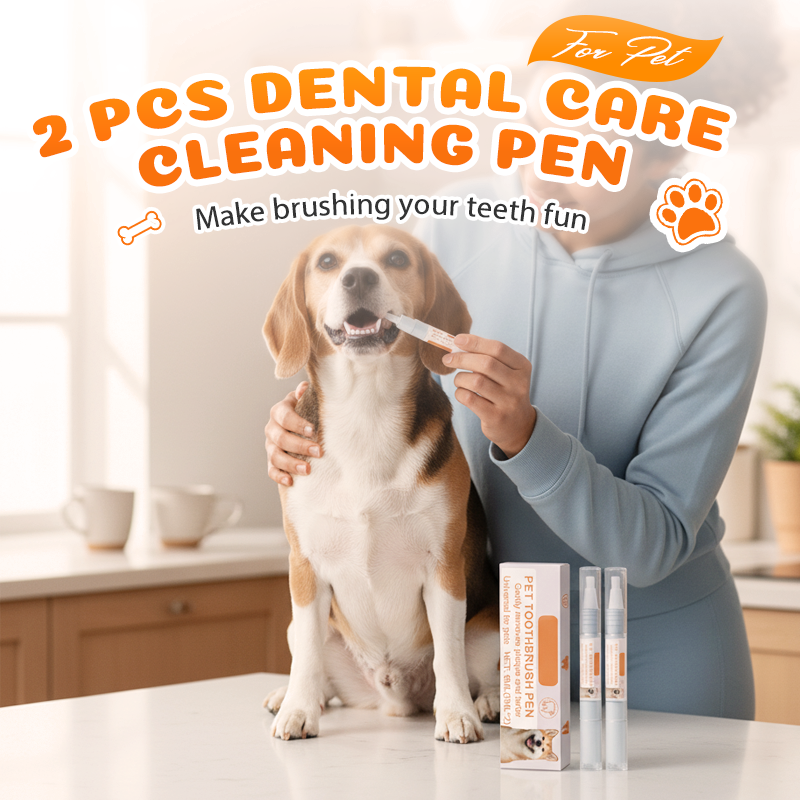 2 PCS Dental Care Cleaning Pen for Pet
