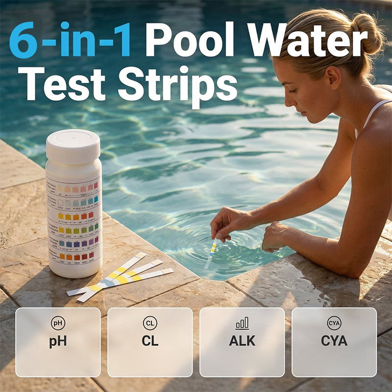 Multi-Parameter Pool and Spa Water Test Strips