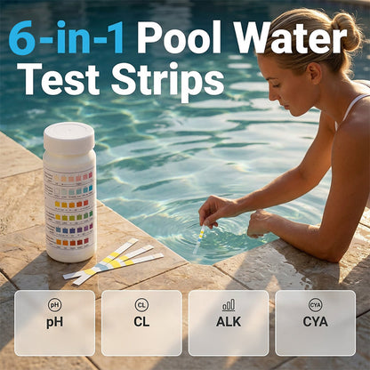 Multi-Parameter Pool and Spa Water Test Strips