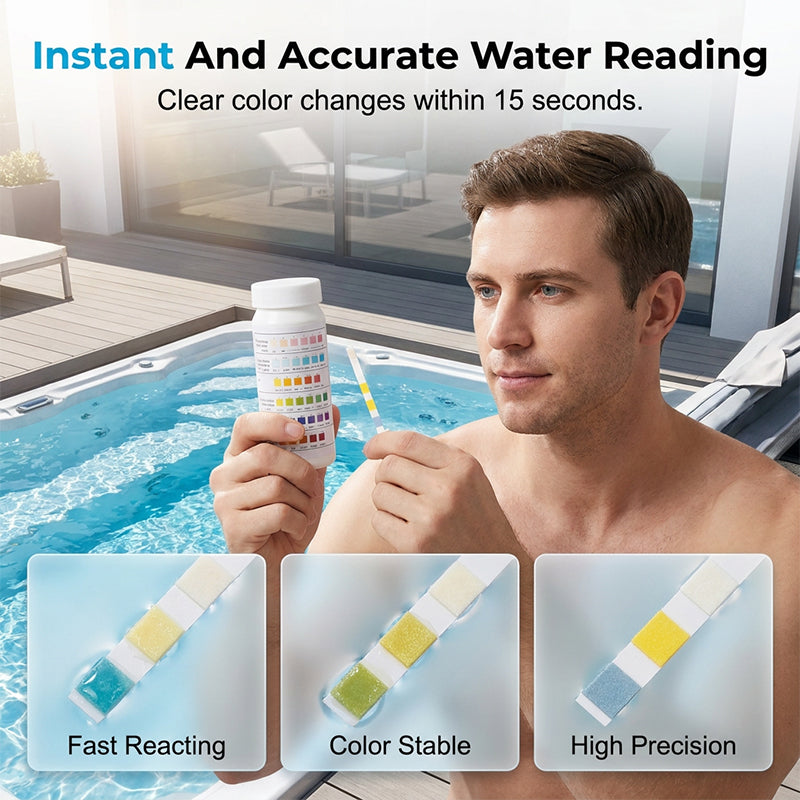 Multi-Parameter Pool and Spa Water Test Strips