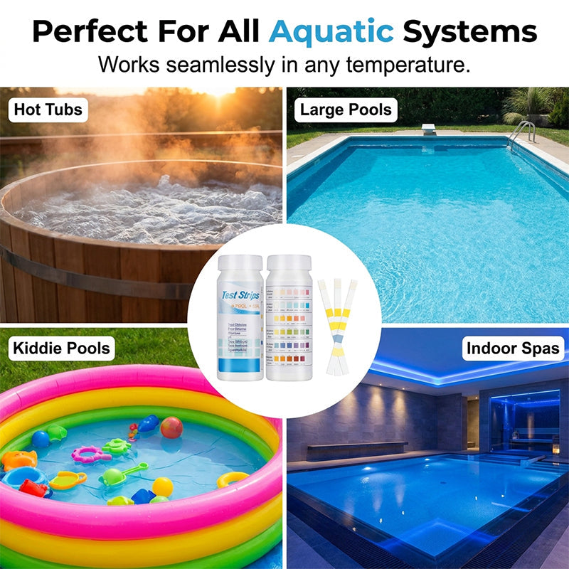 Multi-Parameter Pool and Spa Water Test Strips