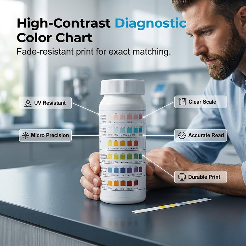 Multi-Parameter Pool and Spa Water Test Strips
