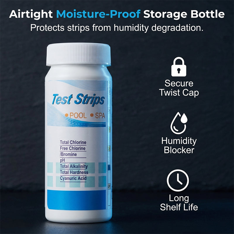 Multi-Parameter Pool and Spa Water Test Strips