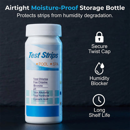 Multi-Parameter Pool and Spa Water Test Strips
