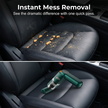 Cordless Car Vacuum – 10000Pa Suction & 4000mAh Battery