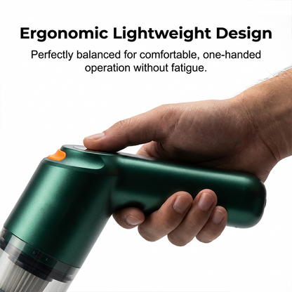 Cordless Car Vacuum – 10000Pa Suction & 4000mAh Battery