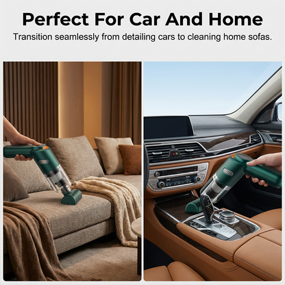 Cordless Car Vacuum – 10000Pa Suction & 4000mAh Battery