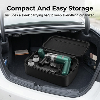 Cordless Car Vacuum – 10000Pa Suction & 4000mAh Battery