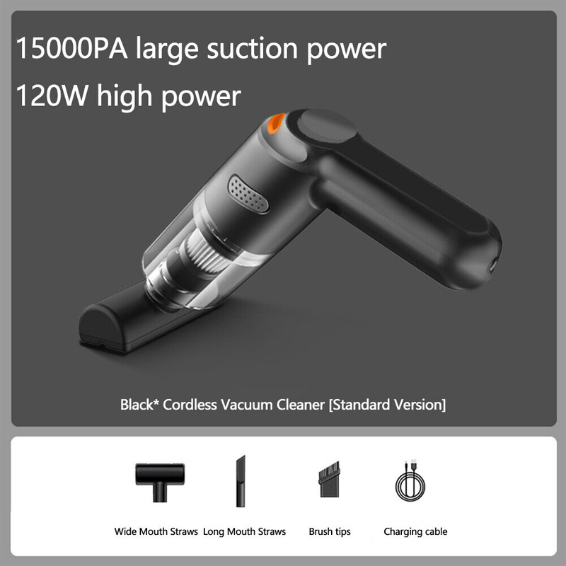 Cordless Car Vacuum – 10000Pa Suction & 4000mAh Battery