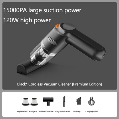 Cordless Car Vacuum – 10000Pa Suction & 4000mAh Battery