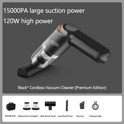 Cordless Car Vacuum – 10000Pa Suction & 4000mAh Battery