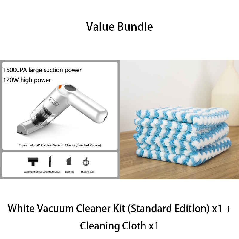 Cordless Car Vacuum – 10000Pa Suction & 4000mAh Battery