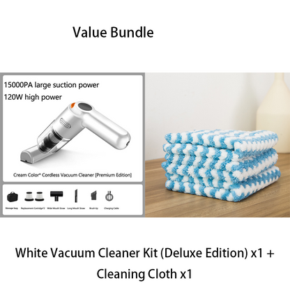 Cordless Car Vacuum – 10000Pa Suction & 4000mAh Battery