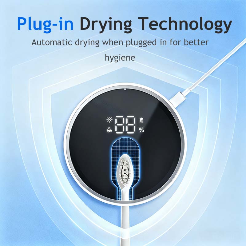 Wall-Mounted UV Sterilizer Smart Toothbrush Holder