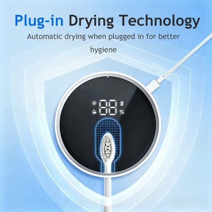 Wall-Mounted UV Sterilizer Smart Toothbrush Holder