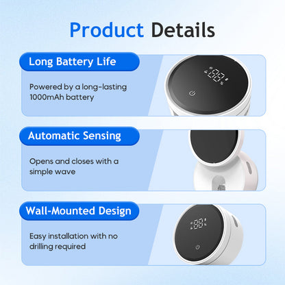 Wall-Mounted UV Sterilizer Smart Toothbrush Holder