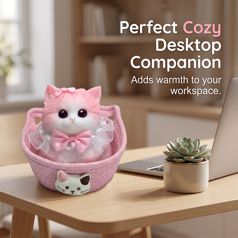 Squishy Cat Plush Toy – Soft Slow-Rebound Stress Relief Companion