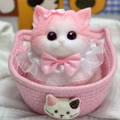 Squishy Cat Plush Toy – Soft Slow-Rebound Stress Relief Companion