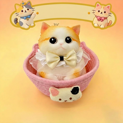 Squishy Cat Plush Toy – Soft Slow-Rebound Stress Relief Companion