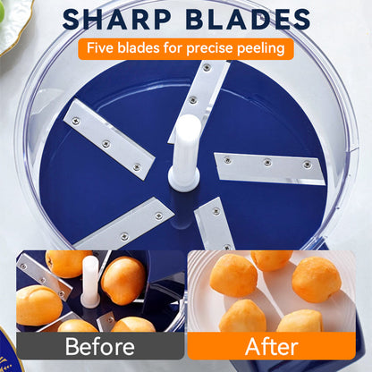 🔥Transparent Electric Fruit and Vegetable Peeler