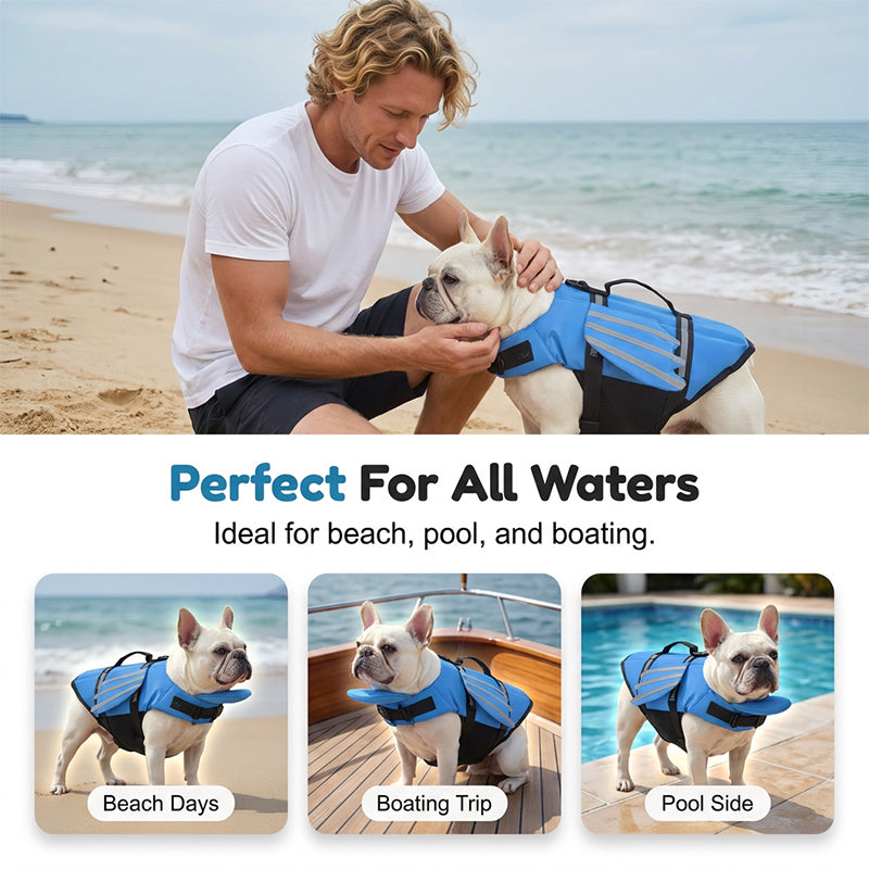 Reflective Angel Wing Dog Life Jacket