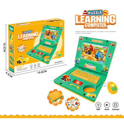 💻 🧸 Interactive Toy Laptop—featuring lights, sounds, and educational games—fostering creativity and motor skills through play 🎵