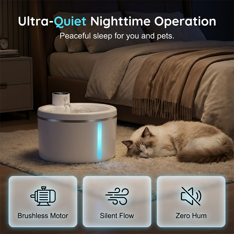 Cordless Automatic Cat Water Fountain