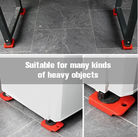 Furniture Moving System – lift & slide up to 800 lbs, 360° rotation, floor-friendly pads. Move heavy furniture easily by yourself!
