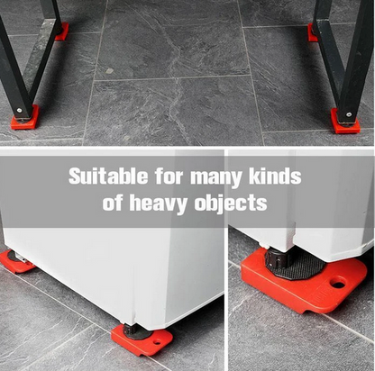 Furniture Moving System – lift & slide up to 800 lbs, 360° rotation, floor-friendly pads. Move heavy furniture easily by yourself!