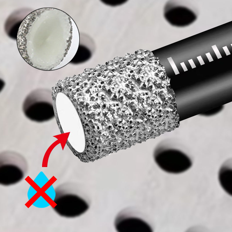Diamond Drill Bits Set – 5-16mm Sizes, Hex Shank, Dry/Wet Use – Smooth Precision Holes