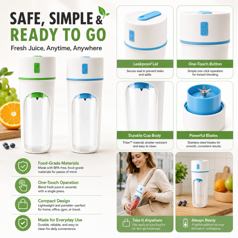 Portable Wireless Juicer Cup