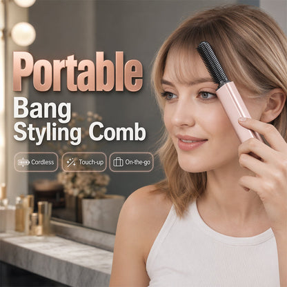 ✨ Portable Wireless Mini Hair Styler